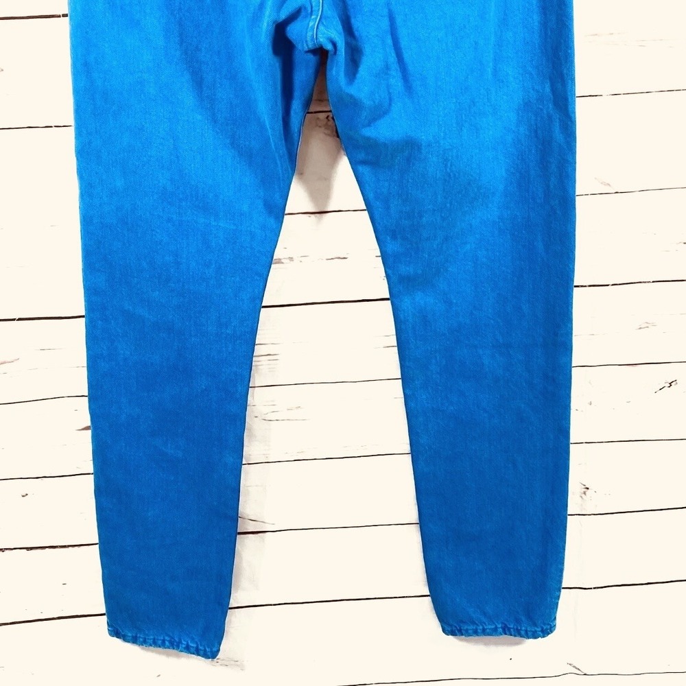 Polo Ralph Lauren Jeans Women's 29 Blue The Callen High Rise Slim Button Fly New - Picture 6 of 9
